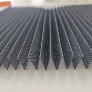 Polyester Pleated Mesh