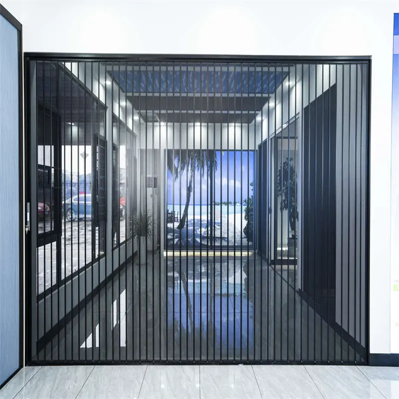 Aluminum mesh safety screen door: anti-mosquito, ventilation, more safety